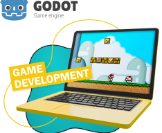 Godot.  Основа создания легендарных игр - КИБЕРшкола программирования для детей, компьютерные курсы для школьников, начинающих и подростков - KIBERone г. Нижний Новгород
