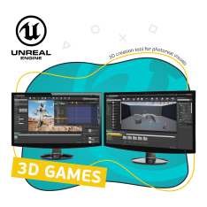 Unreal Engine 4. Игровой движок - КИБЕРшкола программирования для детей, компьютерные курсы для школьников, начинающих и подростков - KIBERone г. Нижний Новгород