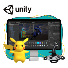 Мир игр на Unity 2D на популярном движке + AI-помощники - КИБЕРшкола программирования для детей, компьютерные курсы для школьников, начинающих и подростков - KIBERone г. Нижний Новгород