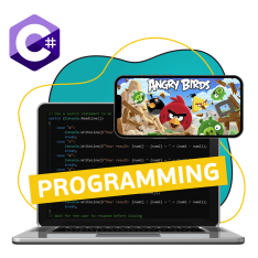 Программирование на C#. Удивительный мир 2D-игр - КИБЕРшкола программирования для детей, компьютерные курсы для школьников, начинающих и подростков - KIBERone г. Нижний Новгород