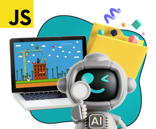 Язык программирования JavaScript + AI. Проектное обучение + геймификация + AI-помощники - КИБЕРшкола программирования для детей, компьютерные курсы для школьников, начинающих и подростков - KIBERone г. Нижний Новгород