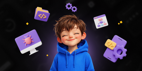 Идеальный сайт с нуля: код, дизайн и AI-помощник - КИБЕРшкола программирования для детей, компьютерные курсы для школьников, начинающих и подростков - KIBERone г. Нижний Новгород